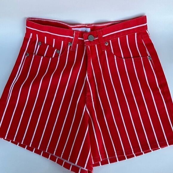 🦄RARE Vintage 90s High Waist Shorts Made in USA NWOT - Picture 2 of 6